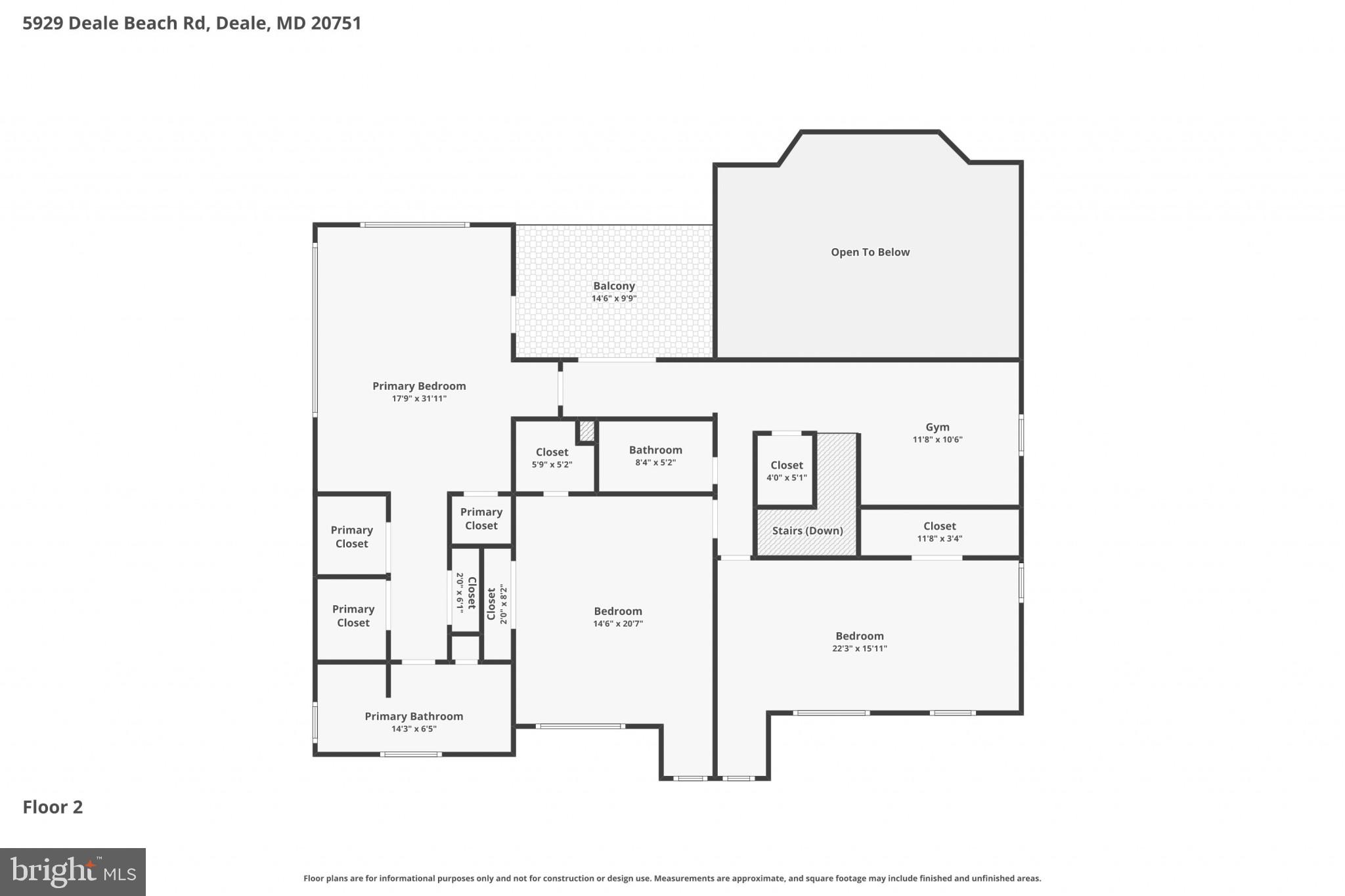 5929 Deale Beach Road Deale, MD 20751 - Photo 57 of 58 a picture of floor plan