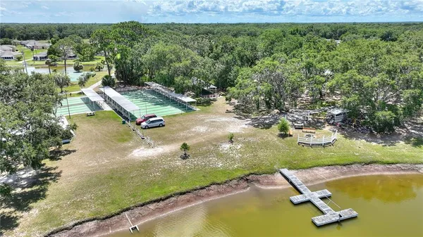 a view of backyard with green space