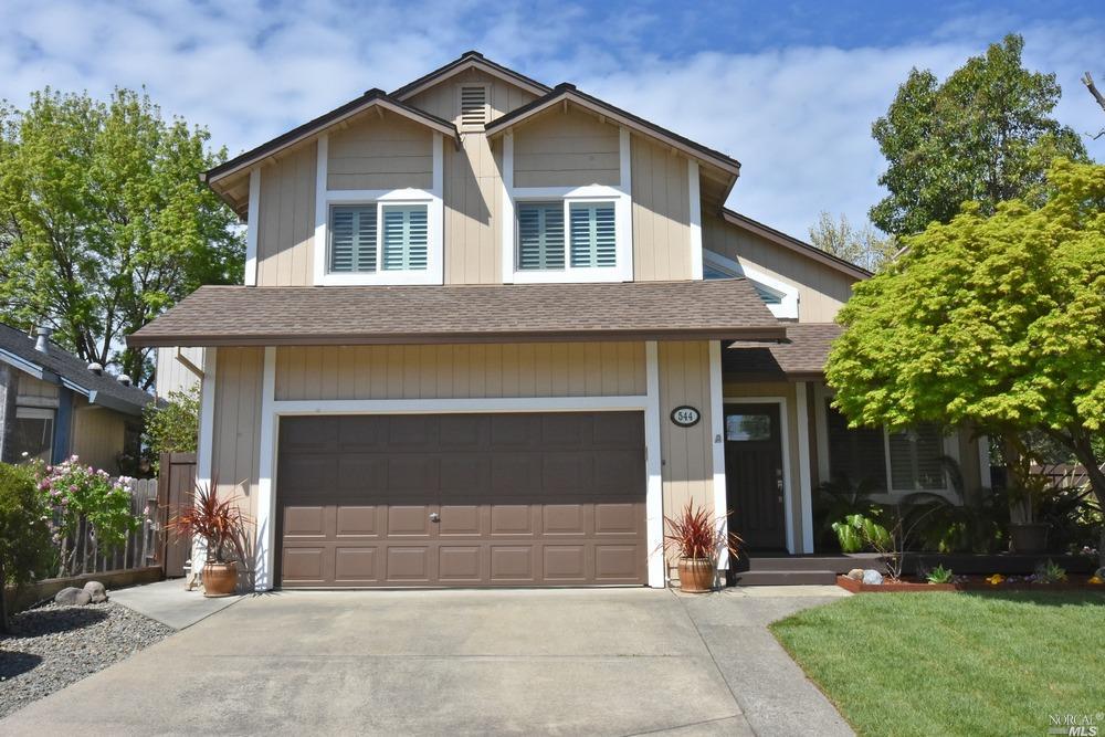 544 Bokman Place Sonoma, CA 95476 - Photo 1 of 1 a front view of a house with garden
