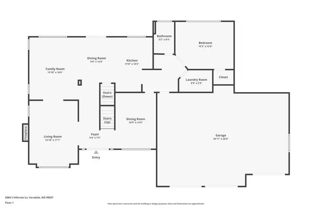 $835,000 | 5060 South Hillcrest Lane, Veradale, WA 99037