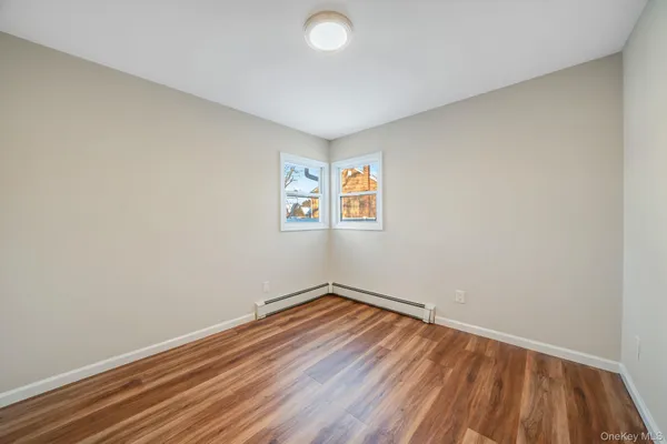 wooden floor in a room