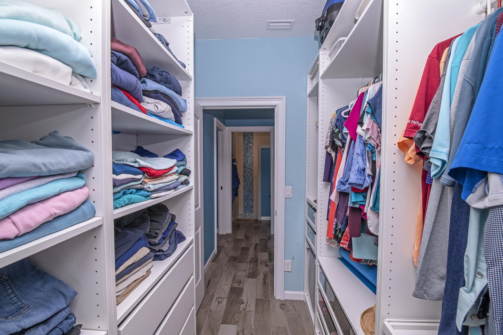 6056 Costanero Road St. Augustine, FL 32080 - Photo 12 of 30 Walk in closet with dark wood-type flooring