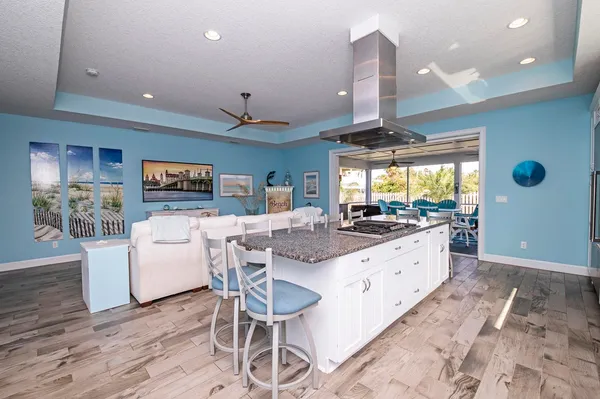 a car parked in a parking garage