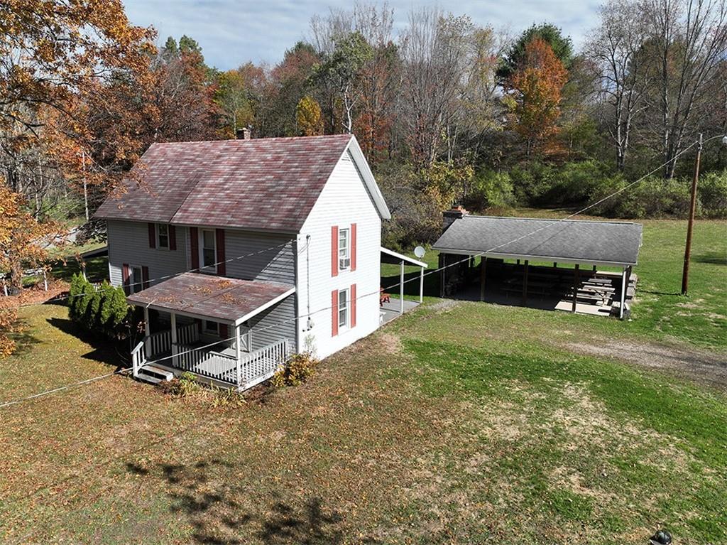 3188 Winslow Hill Road Benezett, PA 15821 - Photo 17 of 27 a view of a barn in the middle of a yard