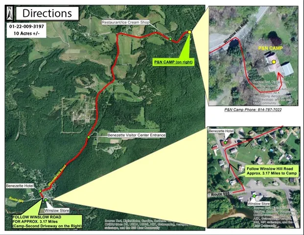 $999,000 | 3188 Winslow Hill Road, Benezett, PA 15821