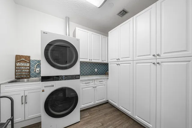 a view of room with gym equipment