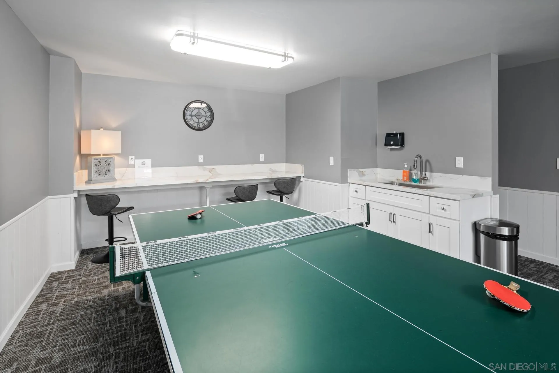 3266 1st Avenue, Unit 20 San Diego, CA 92103 - Photo 25 of 37 a room with a sink pool table and chairs