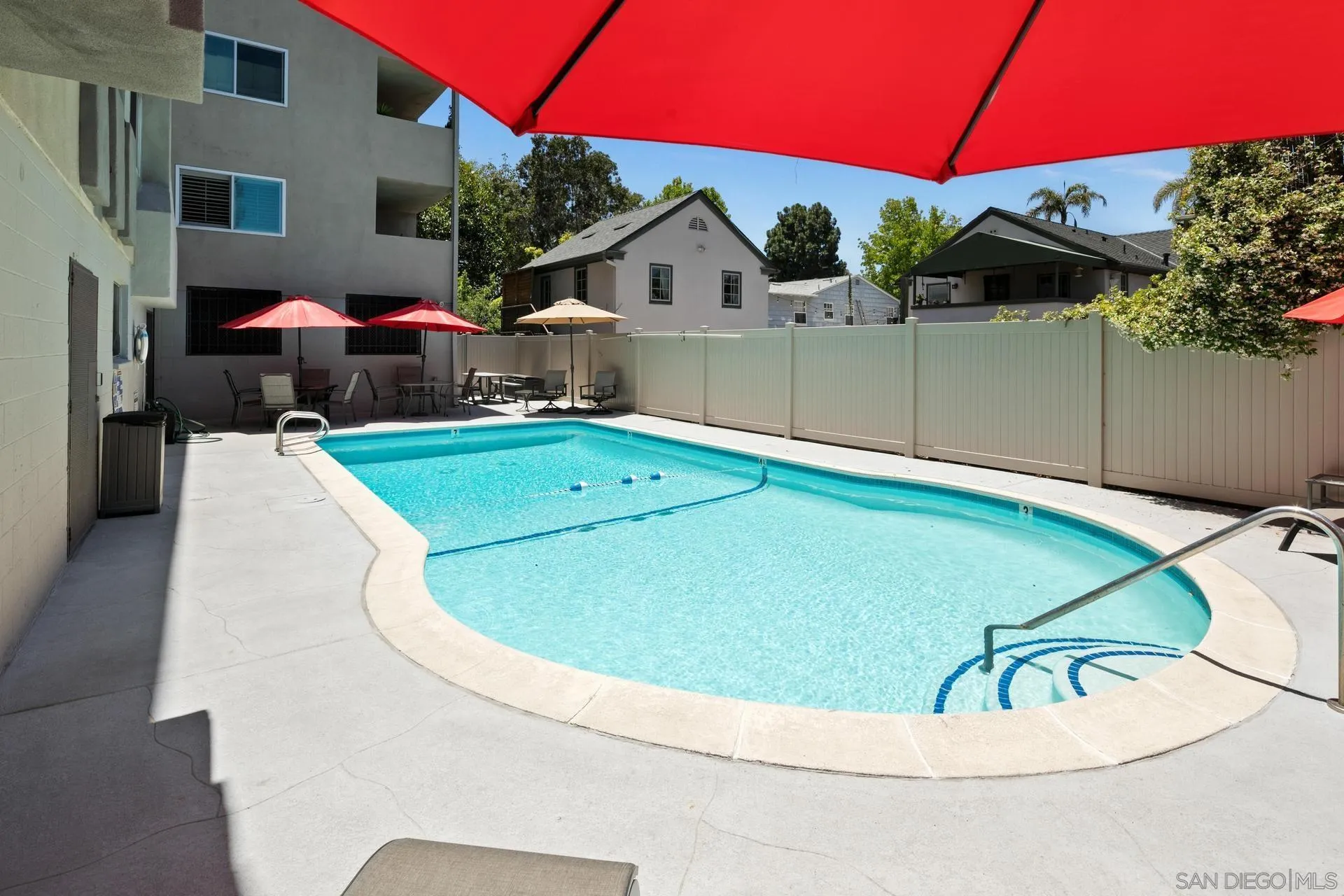 3266 1st Avenue, Unit 20 San Diego, CA 92103 - Photo 30 of 37 a view of outdoor space and swimming pool