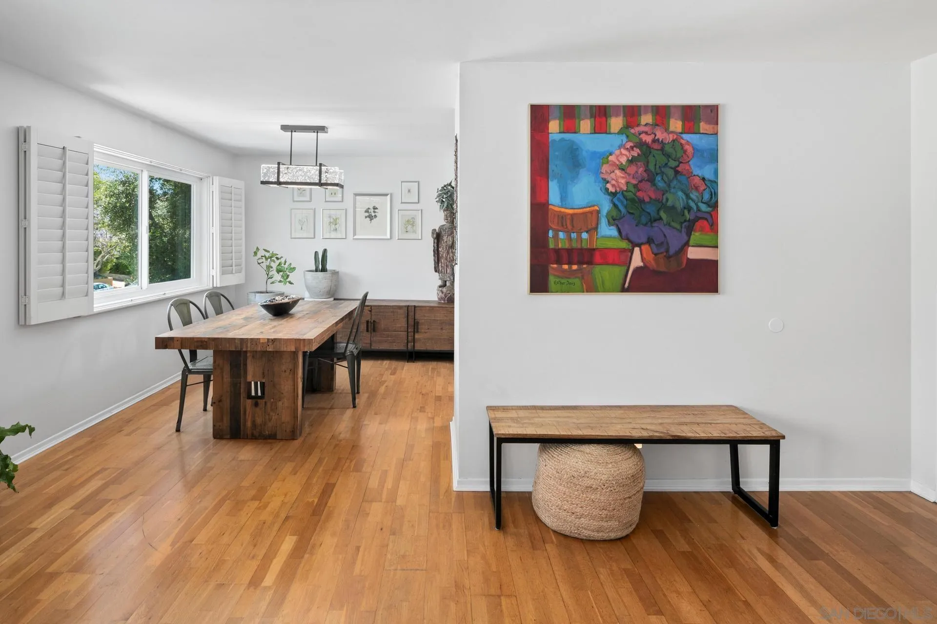 3266 1st Avenue, Unit 20 San Diego, CA 92103 - Photo 4 of 37 a dining room with furniture and wooden floor