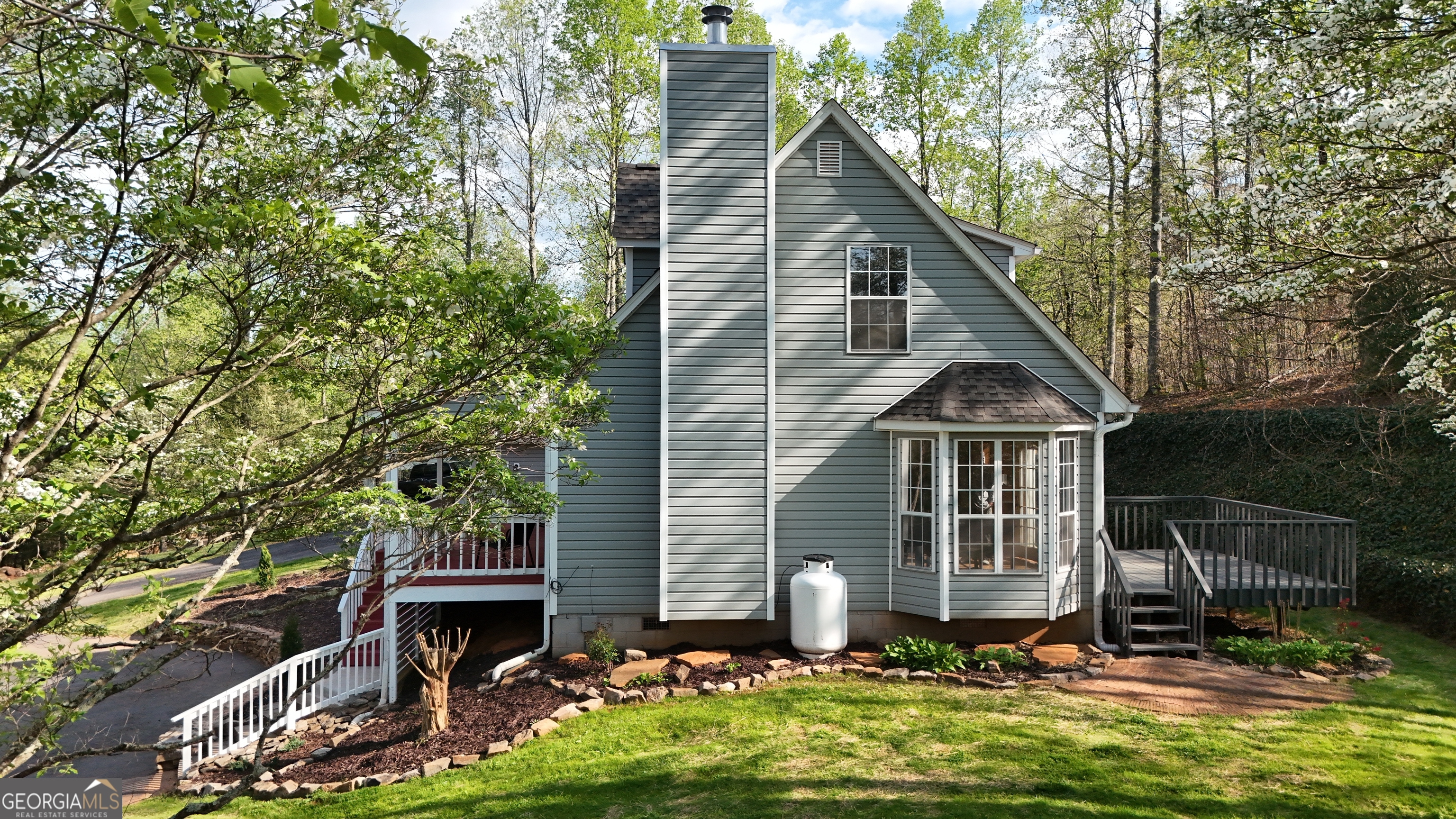 354 Prairie Flower Drive Cleveland, GA 30528 - Photo 49 of 49 a front view of house with yard