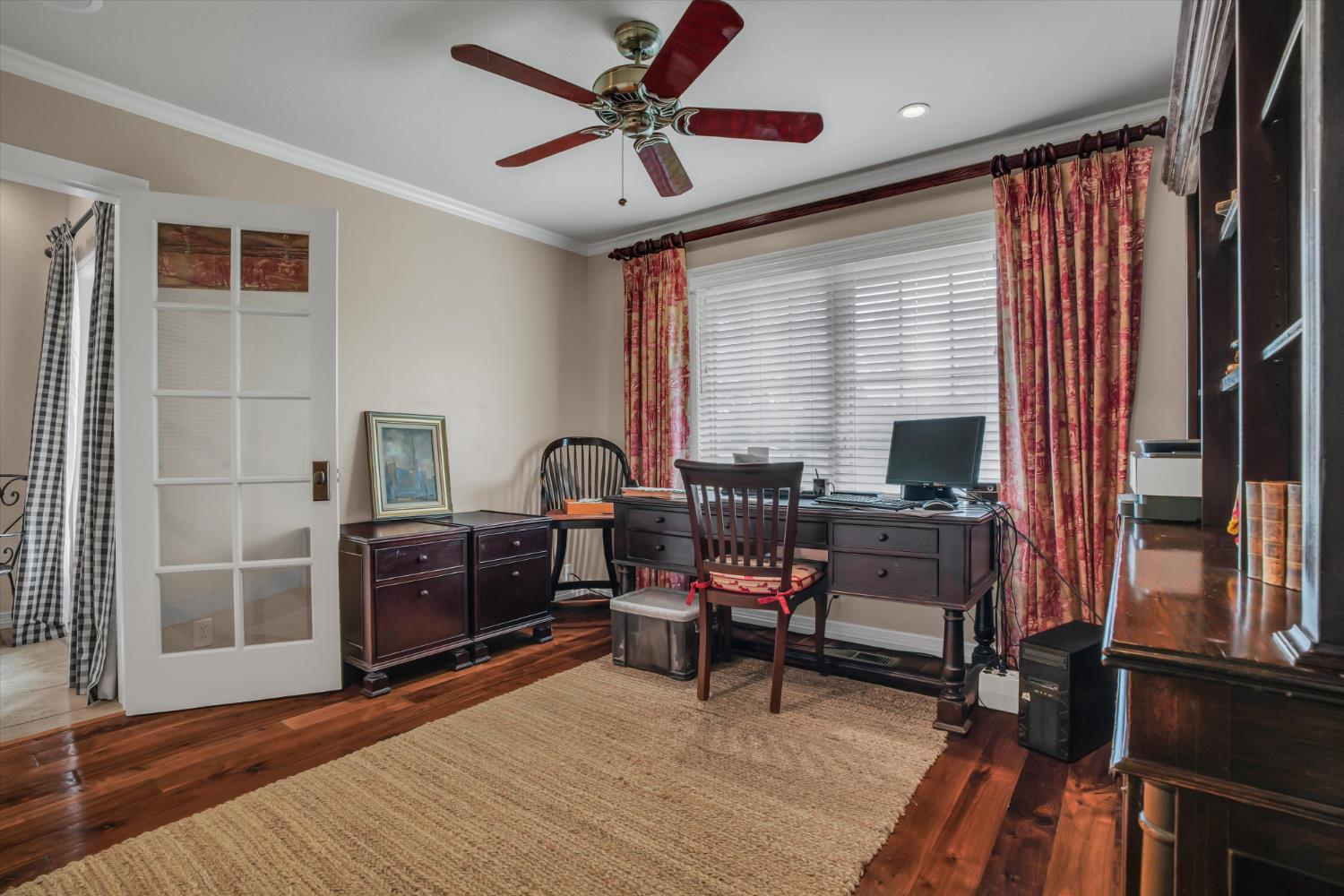 17230 Franscella Lane Ripon, CA 95366 - Photo 23 of 50 a view of a workspace with furniture and a window