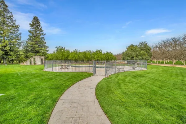 a view of park with green space