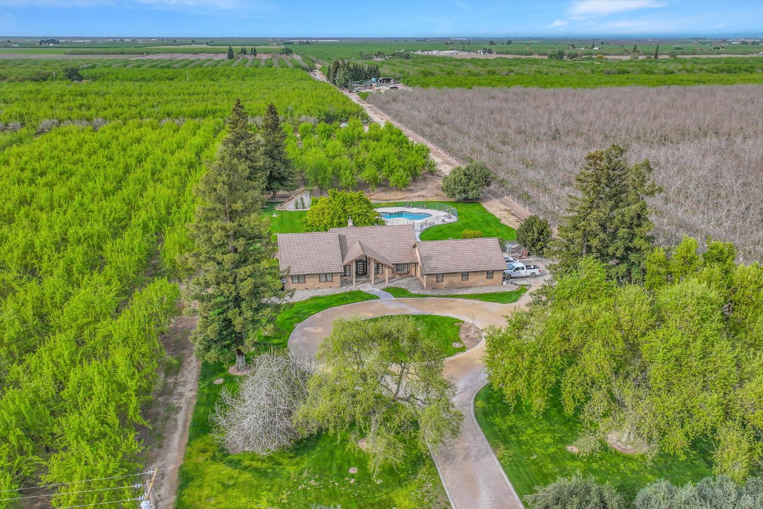 17230 Franscella Lane Ripon, CA 95366 - Photo 47 of 50 a aerial view of a house with a yard