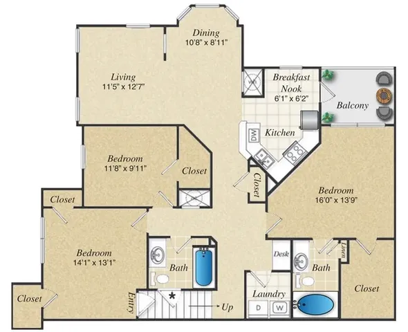 $1,699 | 12101 Dessau Road, Unit 2606, Austin, TX 78754