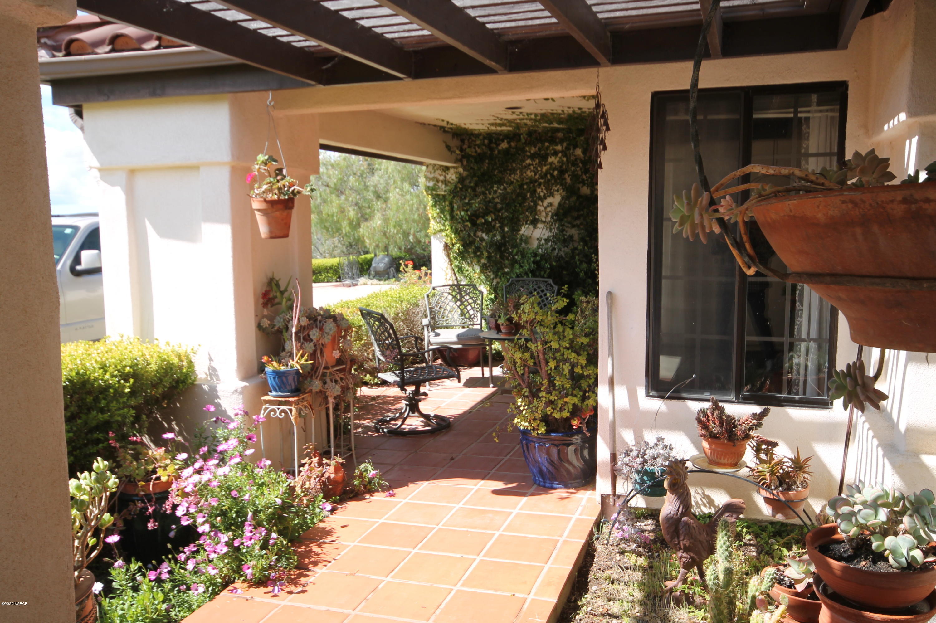 1553 Aalborg Way Solvang, CA 93463 - Photo 4 of 12 a view of yard from a hallway