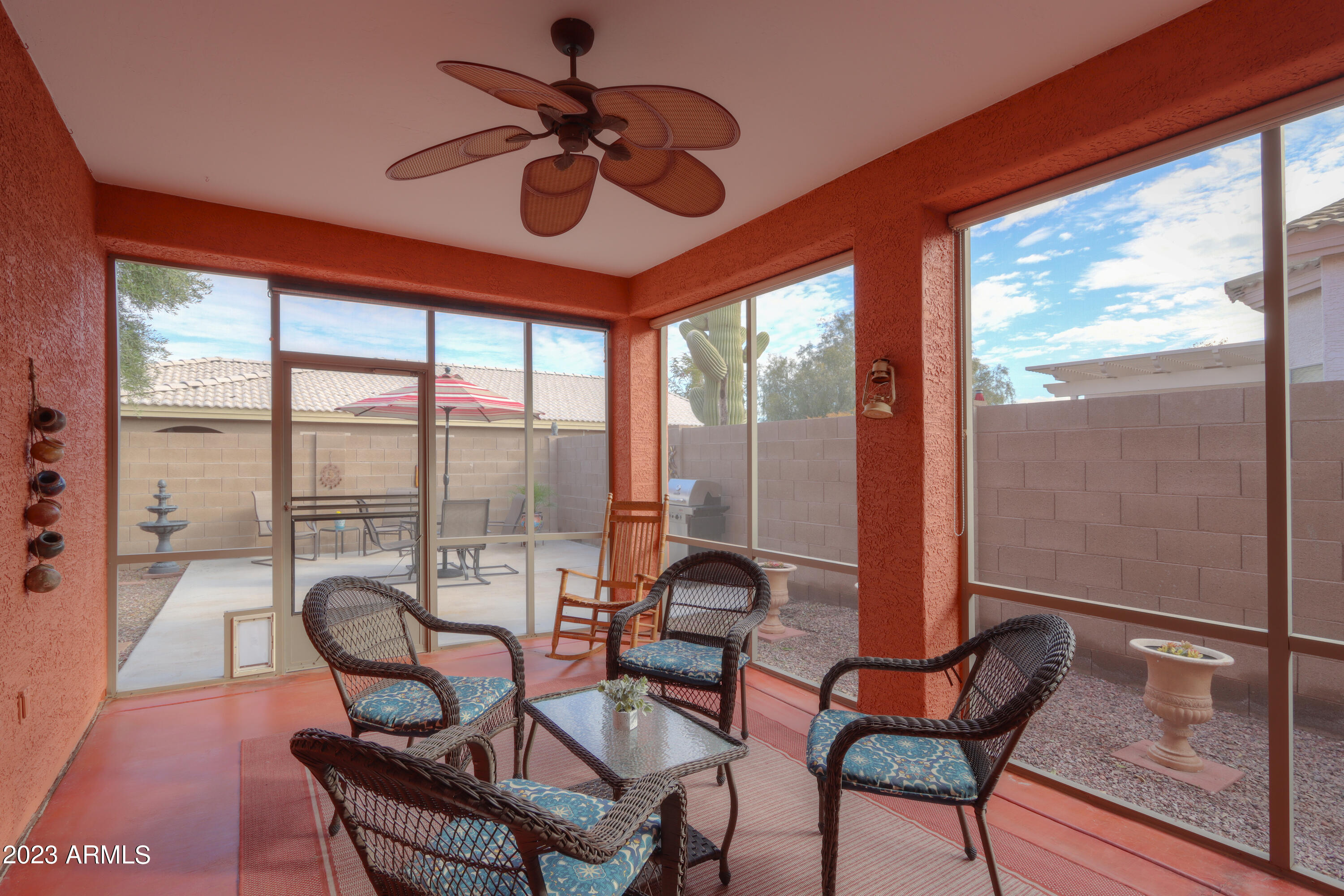 1832 East Sycamore Road Casa Grande, AZ 85122 - Photo 23 of 32 Screened In Sunroom