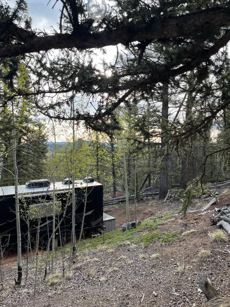 258 Old Squaw Road Como, CO 80432 - Photo 15 of 36 a backyard of a house with table and chairs