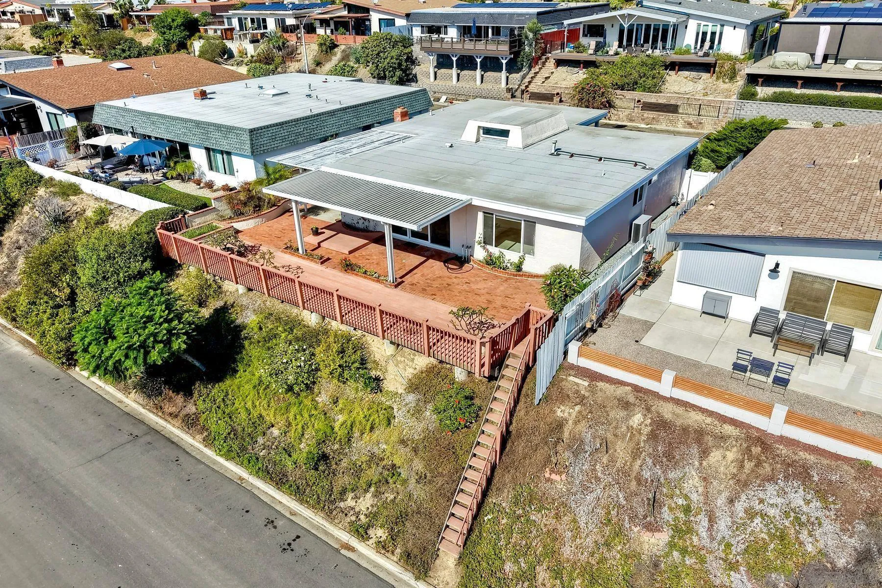 3063 Conner Way San Diego, CA 92117 - Photo 40 of 52 an aerial view of a house with a garden