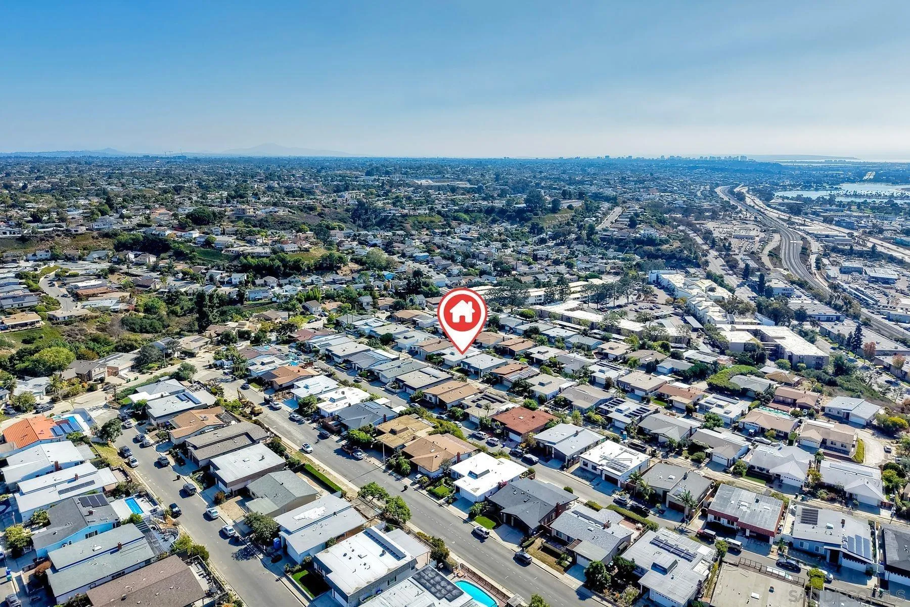 3063 Conner Way San Diego, CA 92117 - Photo 46 of 52 an aerial view of a city