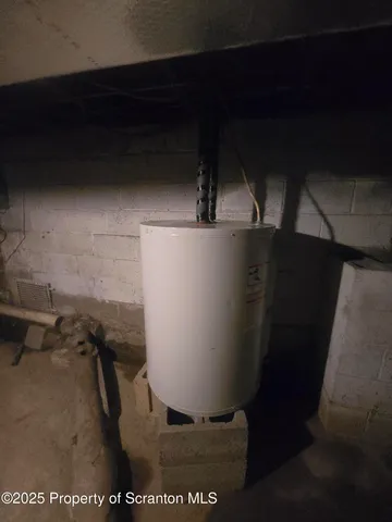 a view of water heater room