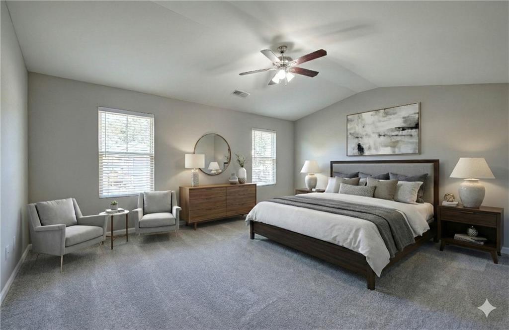 4 Timberland Trace Court Dallas, GA 30157 - Photo 25 of 53 a bed room with a bed and furniture
