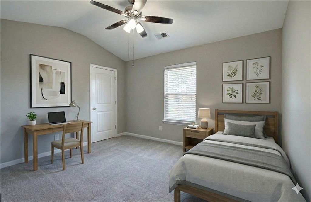 4 Timberland Trace Court Dallas, GA 30157 - Photo 38 of 53 a bedroom with a bed and a window
