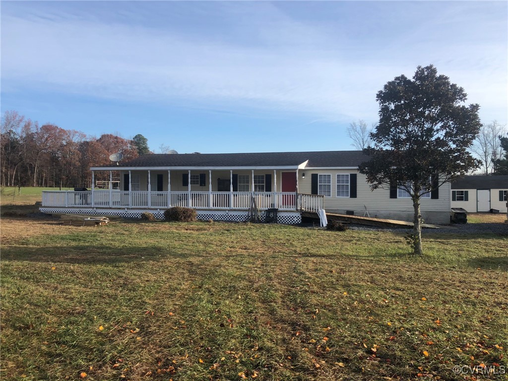 5523 Ridge Road Heathsville, VA 22473 - Photo 1 of 23 View of front of house featuring a deck and a fron