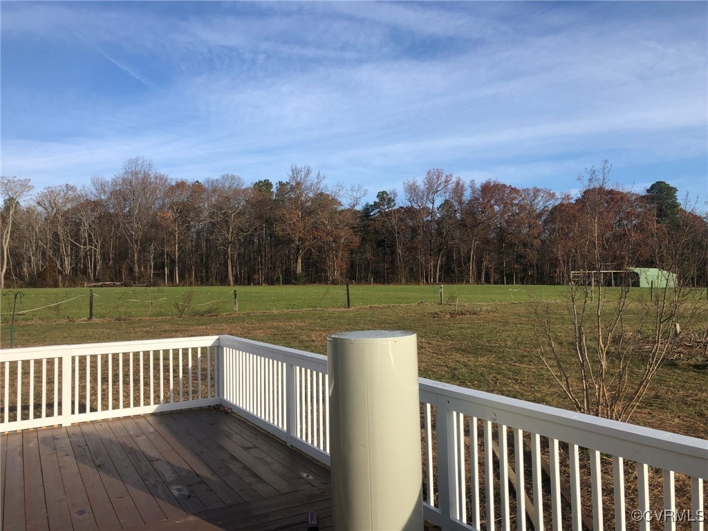 5523 Ridge Road Heathsville, VA 22473 - Photo 22 of 23 Deck with a lawn