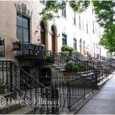 a view of a pathway along with buildings