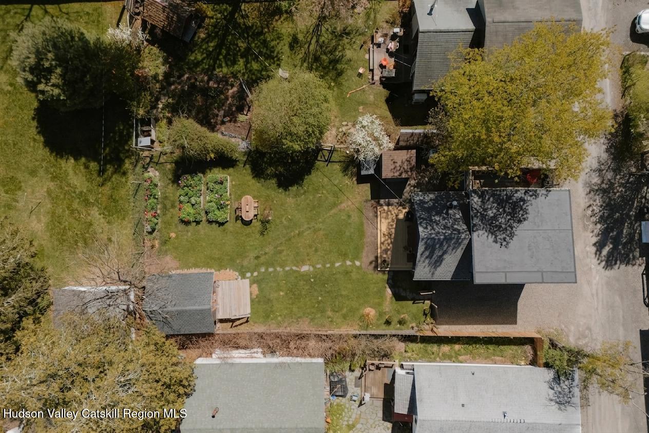 203 Reynolds Road Woodstock, NY 12498 - Photo 32 of 34 an aerial view of a house with a yard