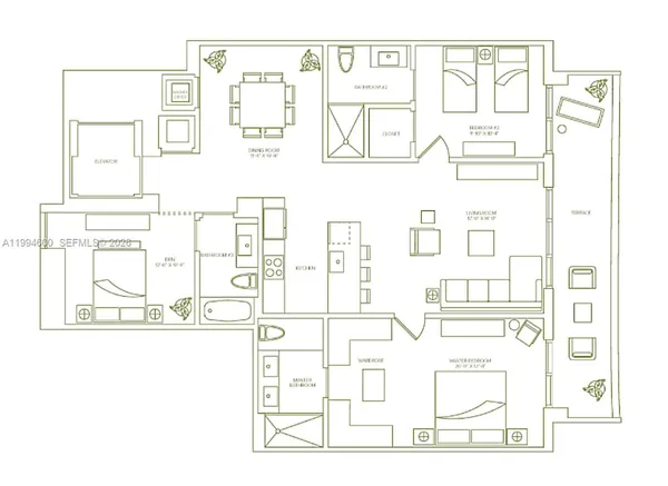 $7,500 | 1010 Brickell Avenue, Unit 4203, Miami, FL 33131