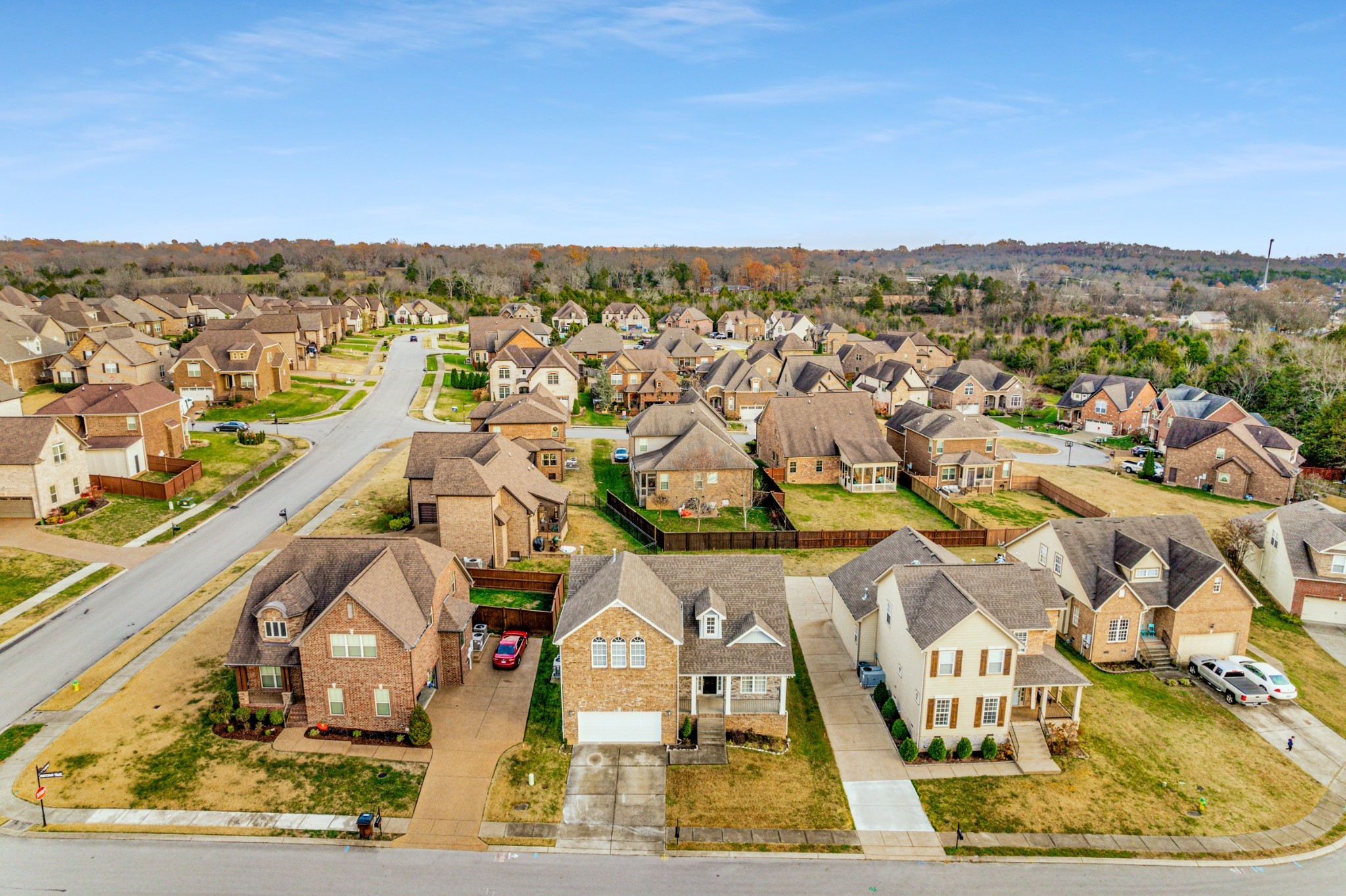 331 Midtown Trail Mount Juliet, TN 37122 - Photo 29 of 30 an aerial view of residential houses with outdoor space