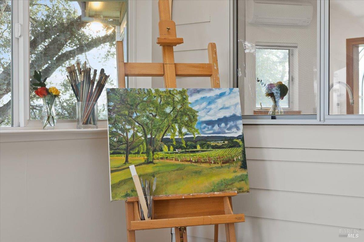 910-920 Lytton Springs Road Healdsburg, CA 95448 - Photo 25 of 59 Resident artist's oil painting