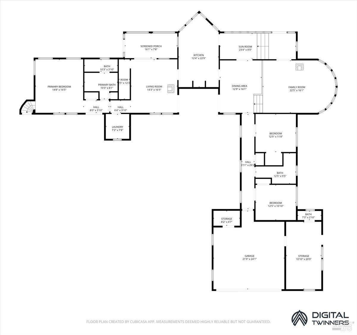 910-920 Lytton Springs Road Healdsburg, CA 95448 - Photo 59 of 59 Floor Plan - Main Level (does not capture finished attic storage space or finished basement wine room)