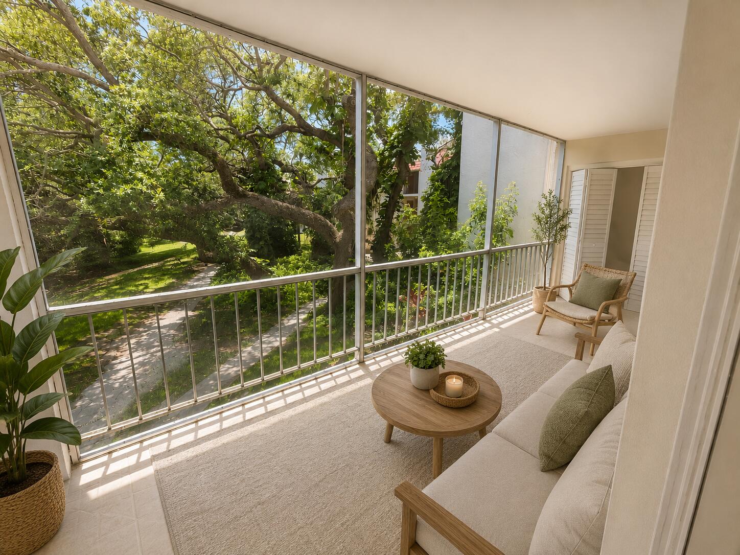 610 Northwest 13th Street, Unit 210 Boca Raton, FL 33486 - Photo 14 of 15 Balcony - Virtually Designed