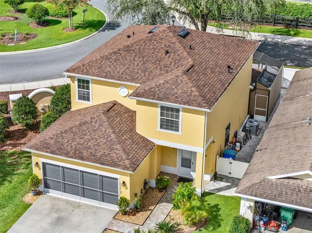 front view of a house with a dry yard