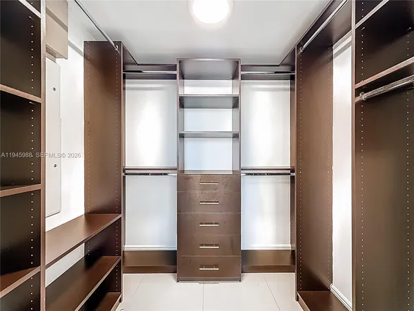 a view of walk in closet