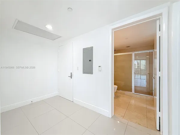 a view of an empty room