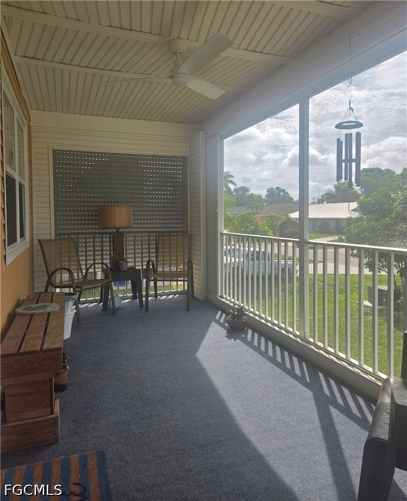 8093 Anhinga Road Fort Myers, FL 33967 - Photo 31 of 49 a view of a balcony with chairs