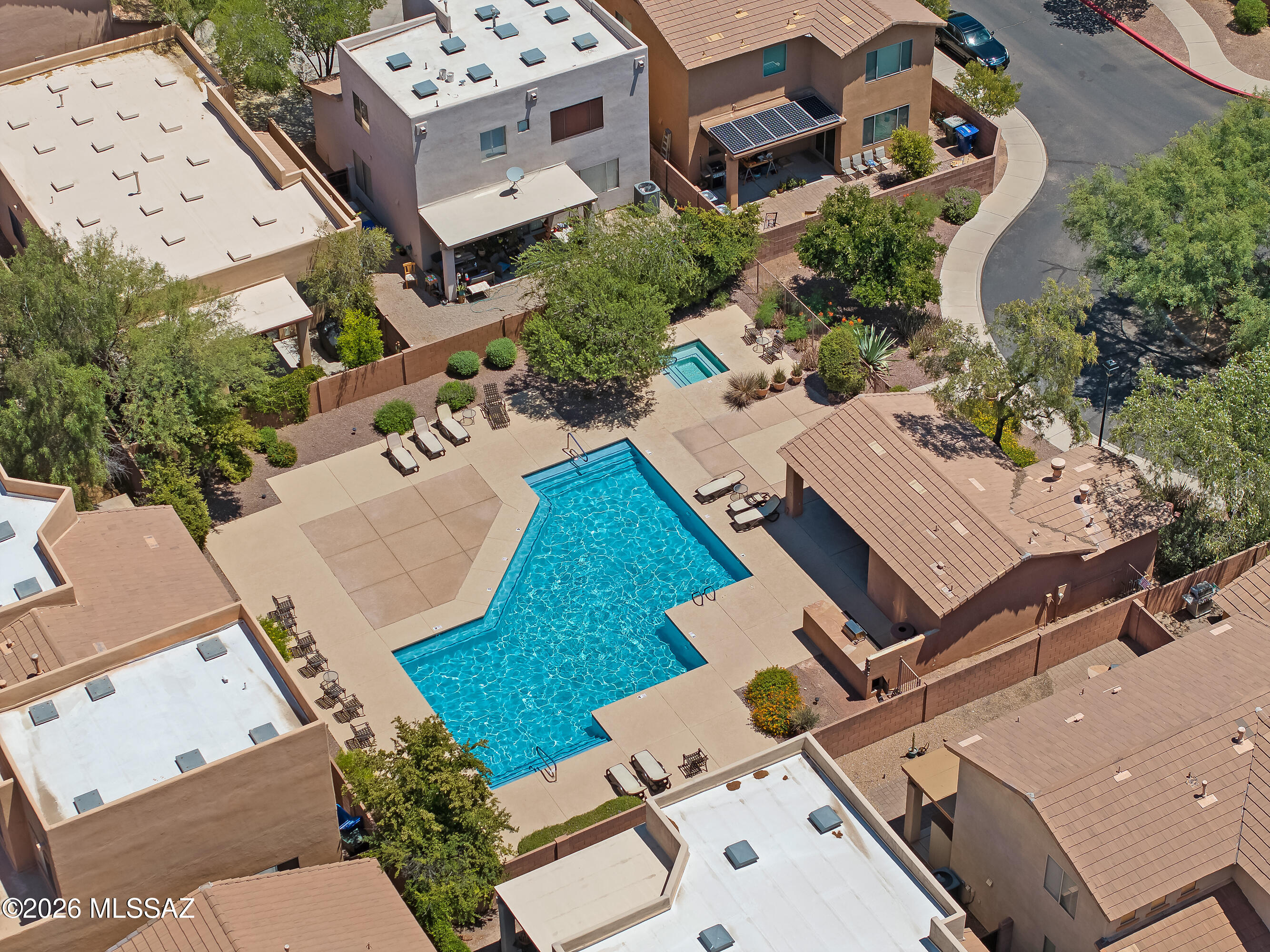 3396 North Camino Rio Colorado Tucson, AZ 85712 - Photo 27 of 32 an aerial view of a house with a yard