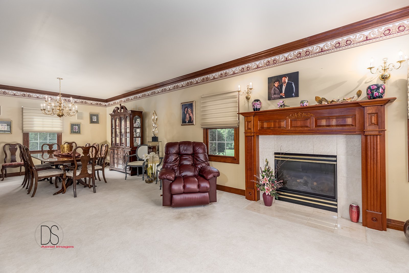 1638 Timber Lane Ottawa, IL 61350 - Photo 29 of 50 a living room with furniture and a fireplace