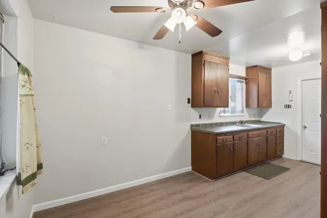 wooden floor in an empty room