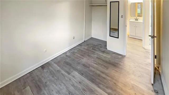 wooden floor in an empty room