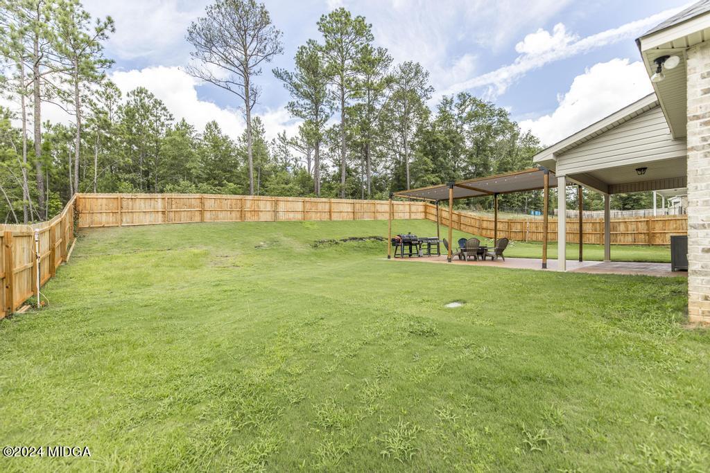 135 Timber Ridge Boulevard Byron, GA 31008 - Photo 36 of 36 a view of yard with swimming pool and green space