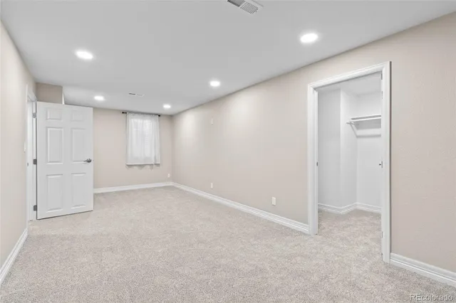 a view of an empty room