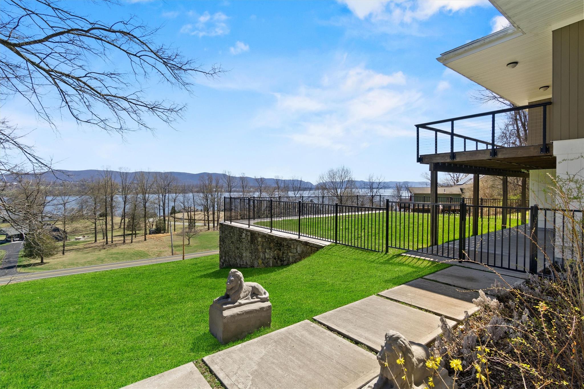 741 River Road Newburgh, NY 12550 - Photo 1 of 1 View of home's community with a yard, a mountain view, fence, and a gate