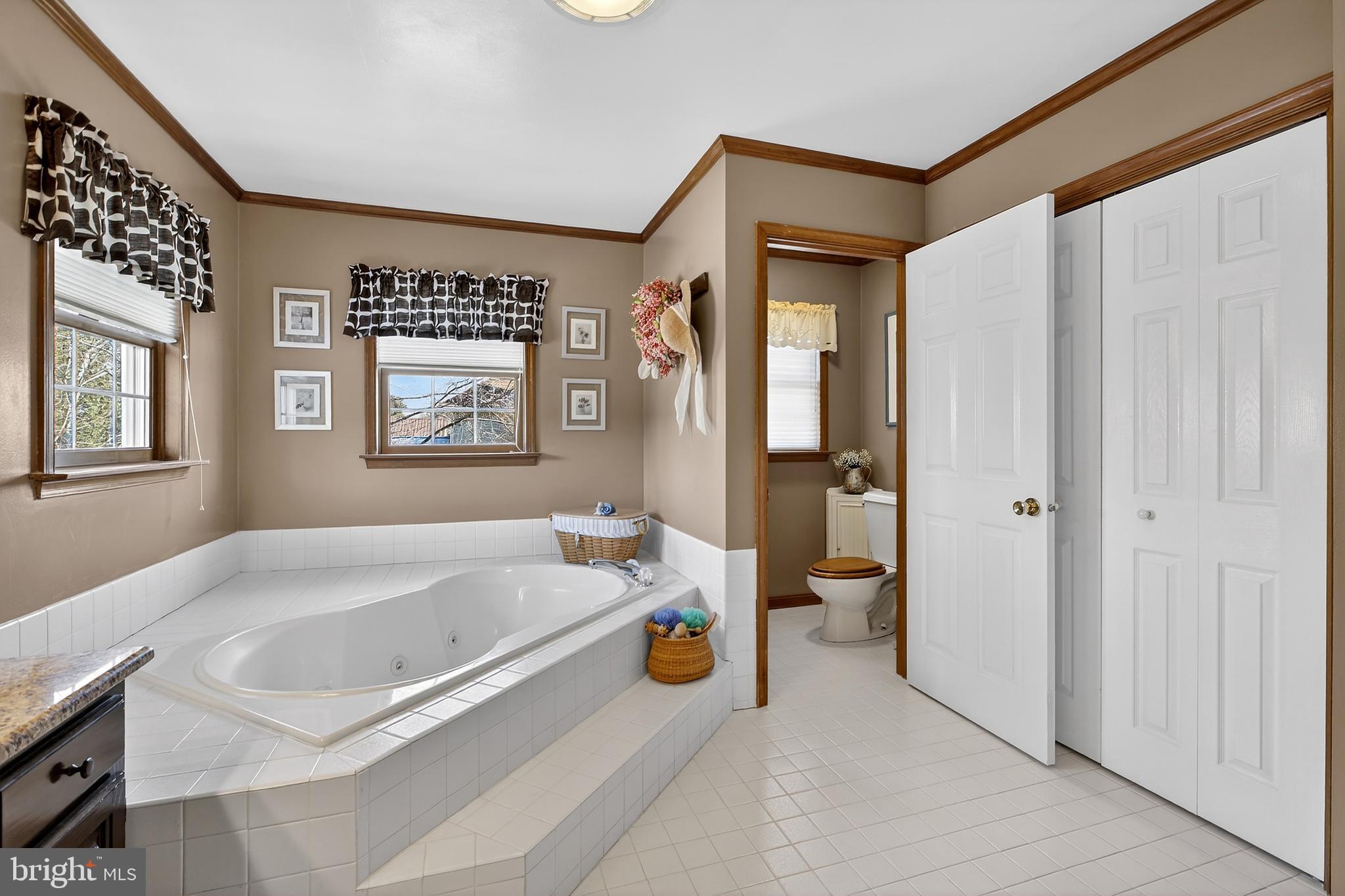 657 Vance Neck Road Middletown, DE 19709 - Photo 35 of 73 a bathroom with a tub a sink and a large mirror