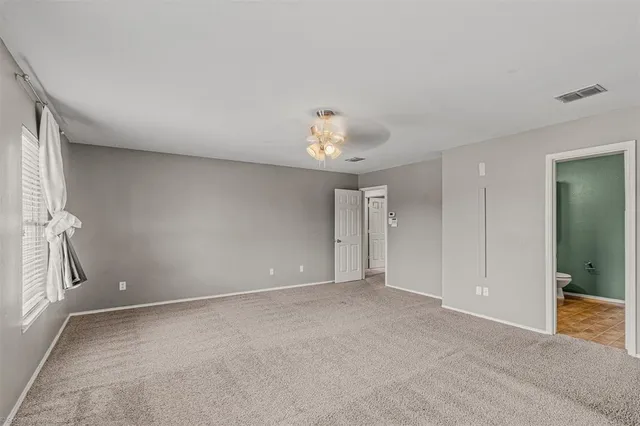 a view of an empty room