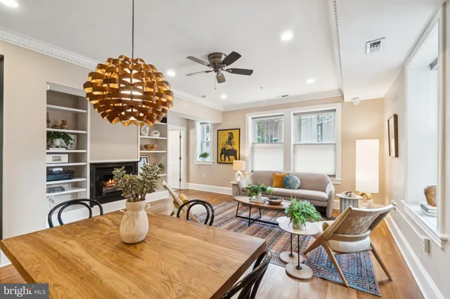 a view of a livingroom with furniture and window