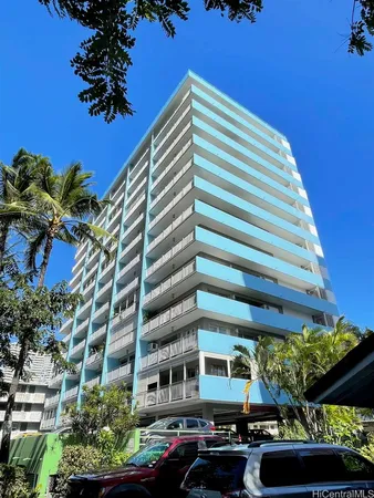 a front view of a building